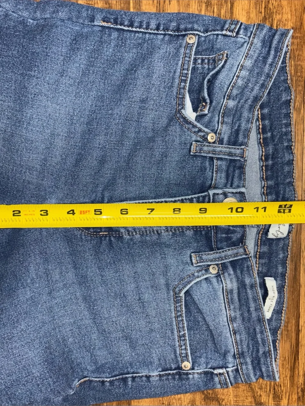 Wonderly High Rise Flare Jeans Size 6